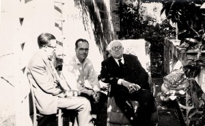 Ramón Piñeiro e Domingo García-Sabell en Trasalba (1961).